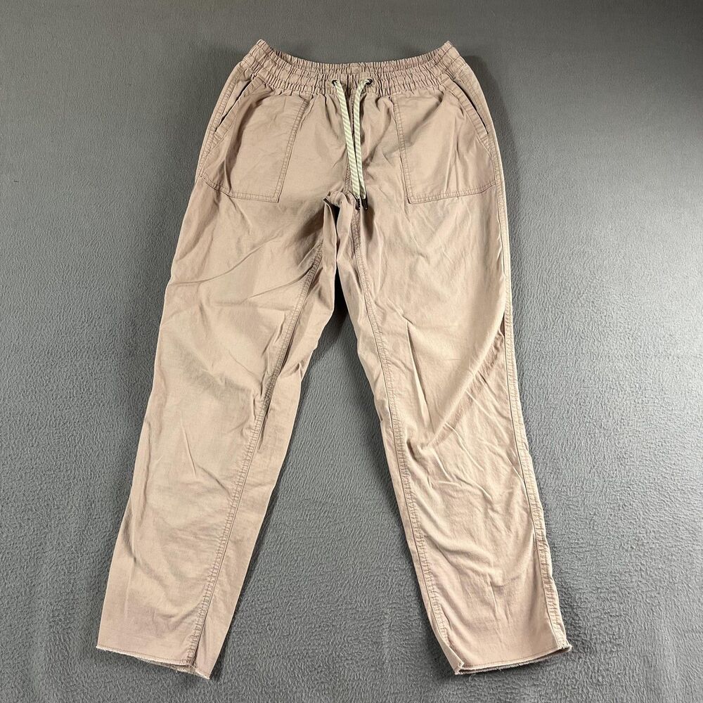 Vuori Vintage Ripstop Pants Womens Small Jogger Drawstring VW450 Unhemmed
